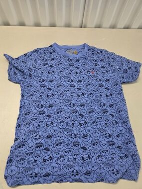 Polo Ralph Lauren Boys Polo Bear All Over Print Cotton T-shirt Size L 14-16 1908